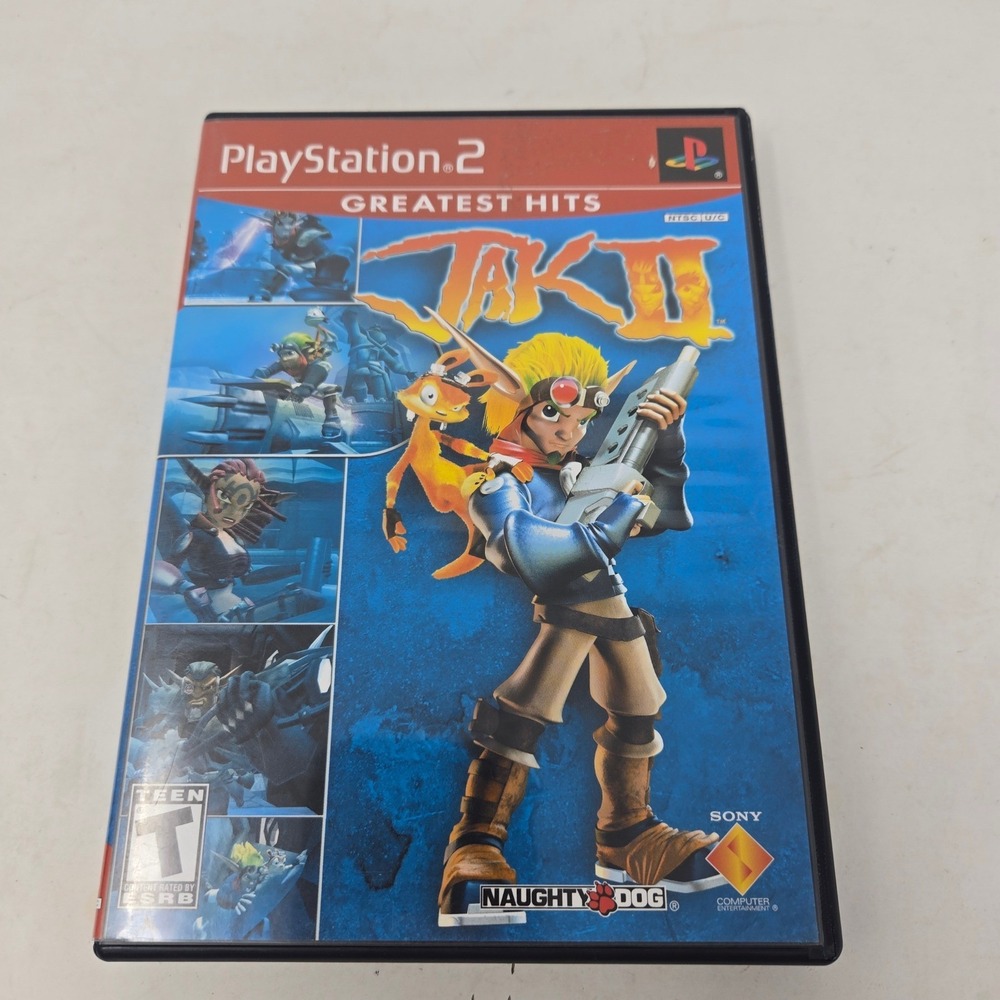Jak II PlayStation 2 PS2 Greatest Hits CIB Naughty‎ Dog Action Adventure Tested